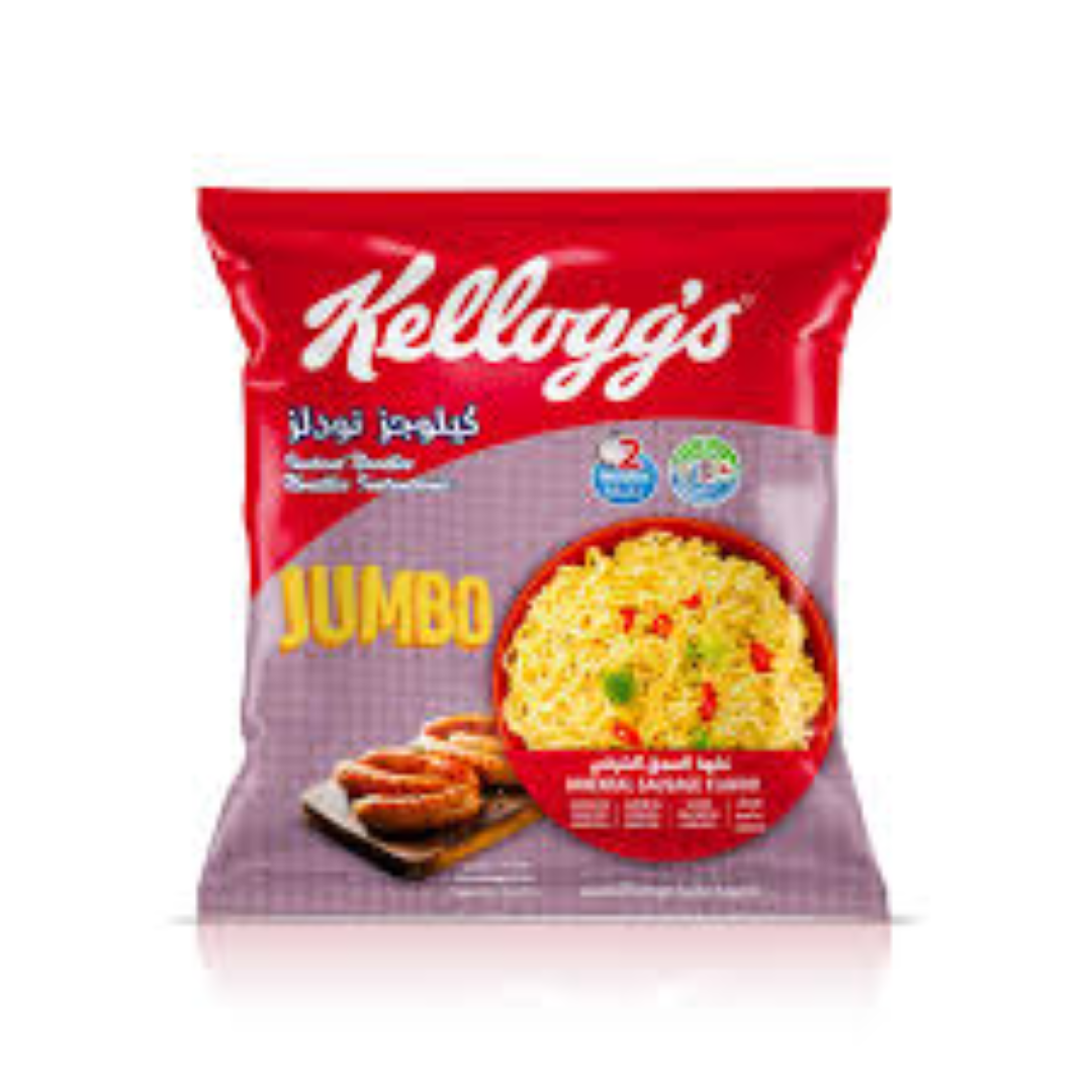 KELLOGGS JUMBO SAUSAGE NOODLES 100G